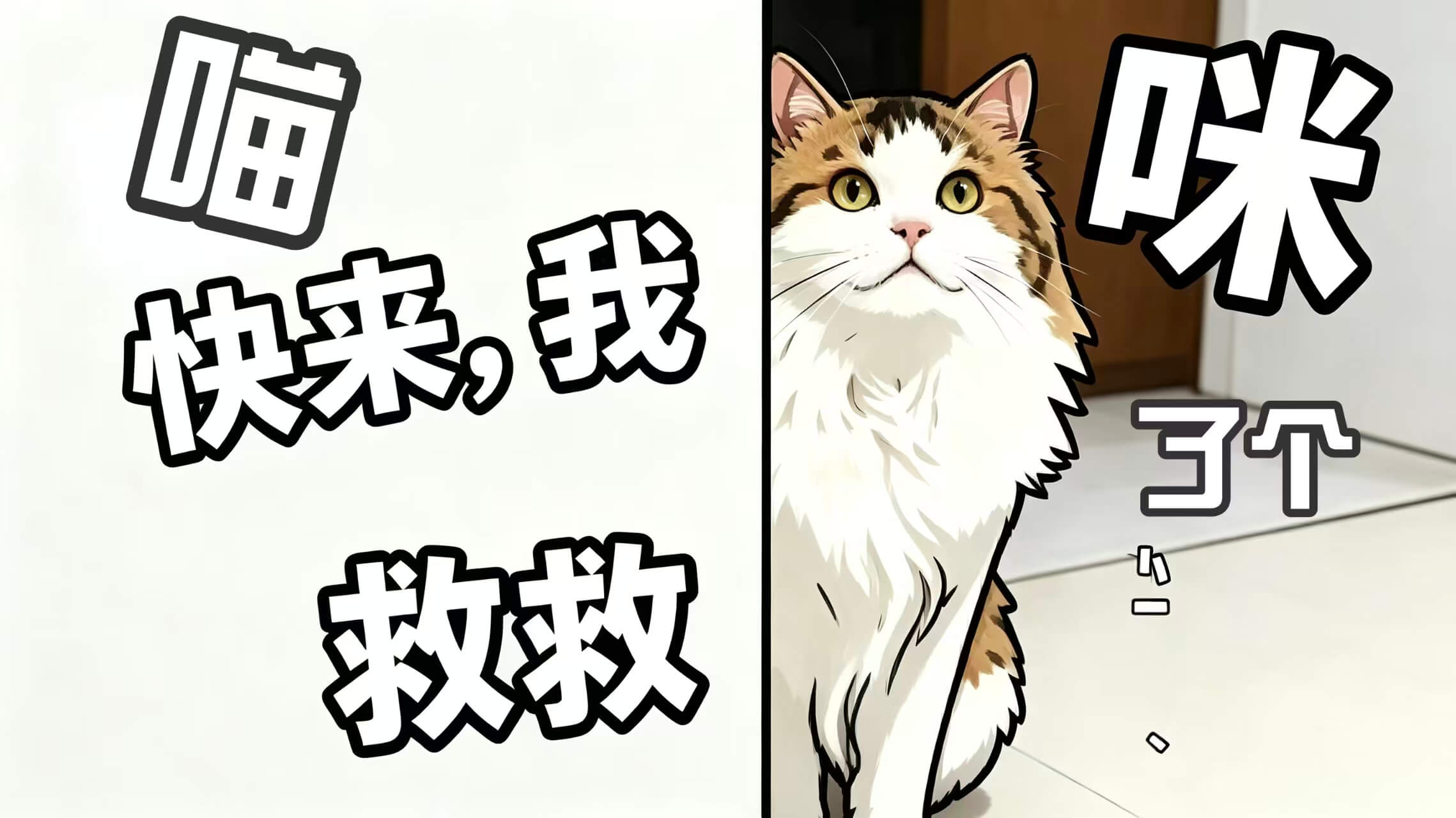 喵了个咪，快来救救我！序言 我是一只挪威森林猫，银白色长毛，冰蓝色眼睛，帅得惊天动地。